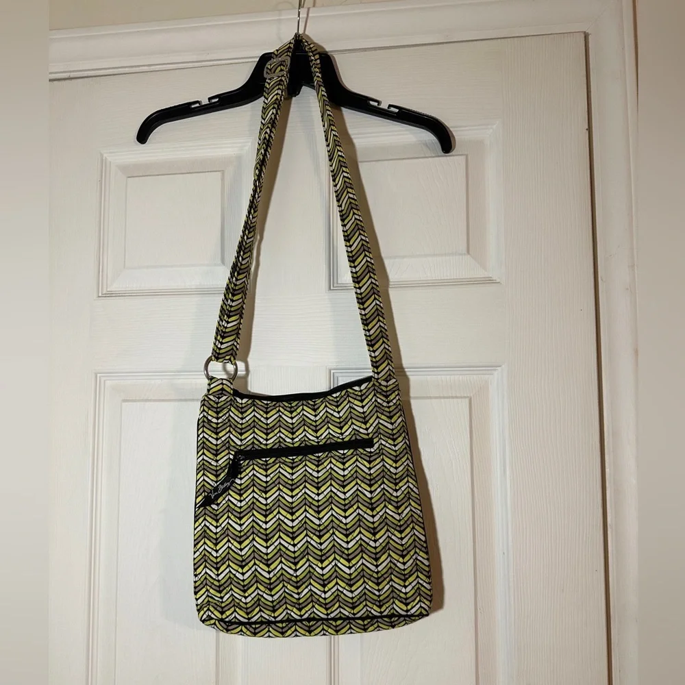 Vera Bradley Ziggy Stripe Hipster Crossbody.